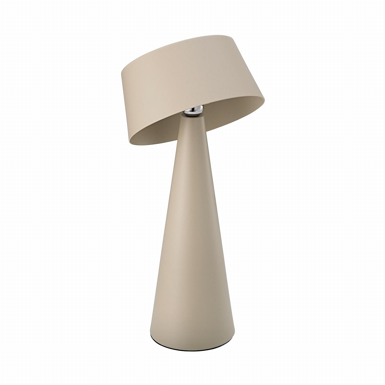 Настільна лампа SIGOR Solino сонячна акумуляторна LED димована IP44 з магнітним шарніром Beige, фото №3