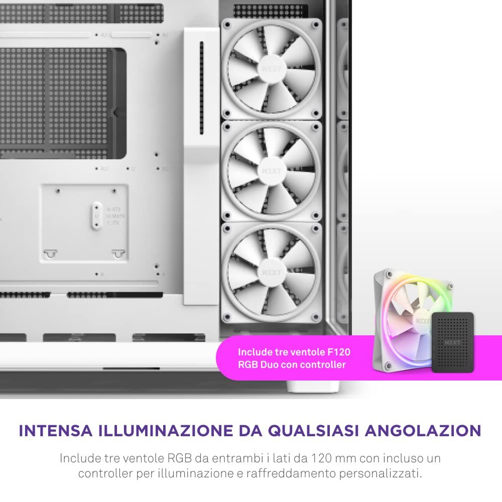 Корпус для ПК NZXT H9 Elite Premium Білий, фото №4 Корпус для ПК NZXT H9 Elite Premium Білий, фото №4