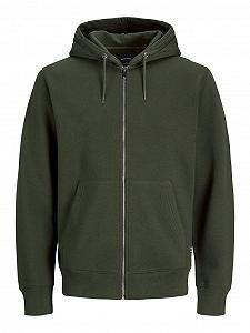 Свитшот Jack&Jones BASIC SWEAT ZIP HOOD NOOS 12191895 REG FIT Зеленый XXL - Фото 1