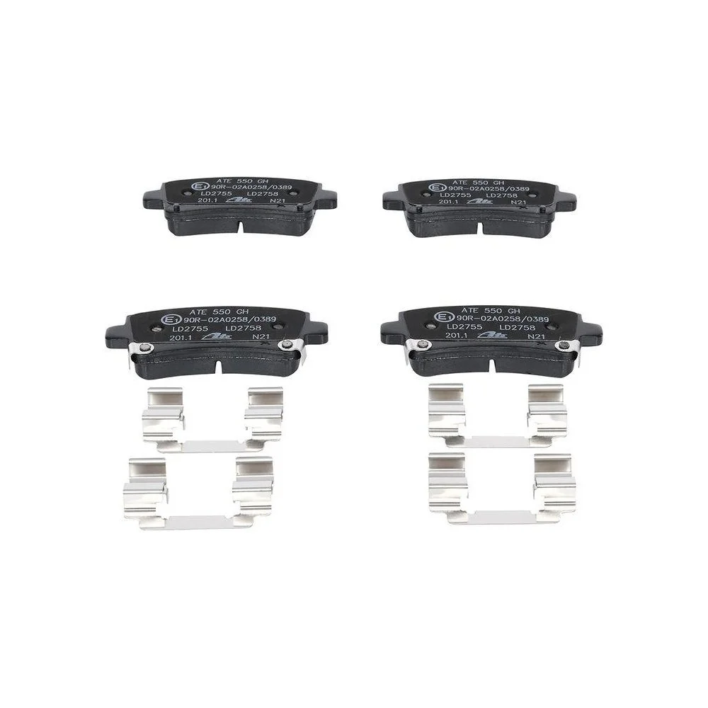 Комплект гальмівних колодок, дискове гальмо ATE Ceramic 13.0470-2755.2 для OPEL SAAB, фото №1 Комплект гальмівних колодок, дискове гальмо ATE Ceramic 13.0470-2755.2 для OPEL SAAB, фото №1