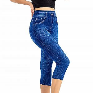 Шорты 3/4 MJGkhiy Женские Push Up с высокой талией synthetic.ua - Фото 1