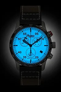 Часы мужские Zeppelin Eurofighter ETA Series Quartz Chronograph 10 Bar Date 7298-5 synthetic.ua - Фото 1