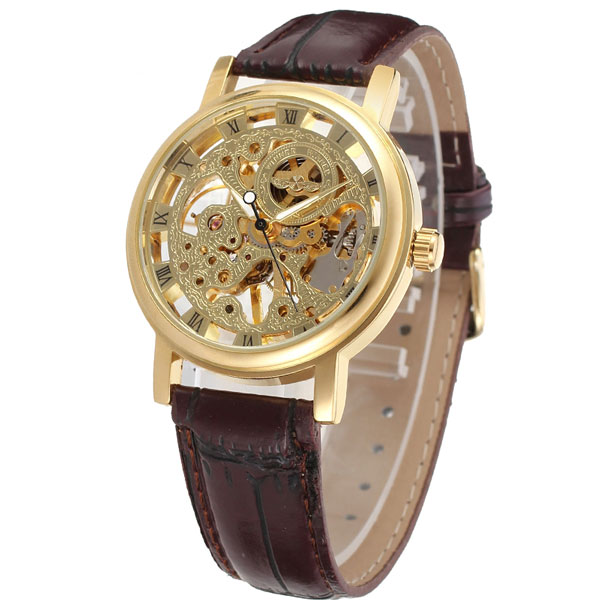 Годинник Winner Gold Brown, фото №8