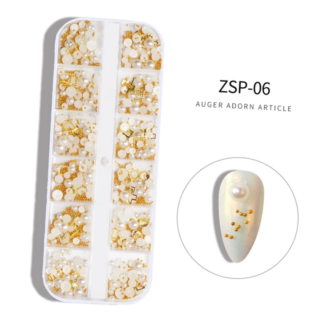 Украшения для ногтей WOONEKY, 5 шт., фото №8