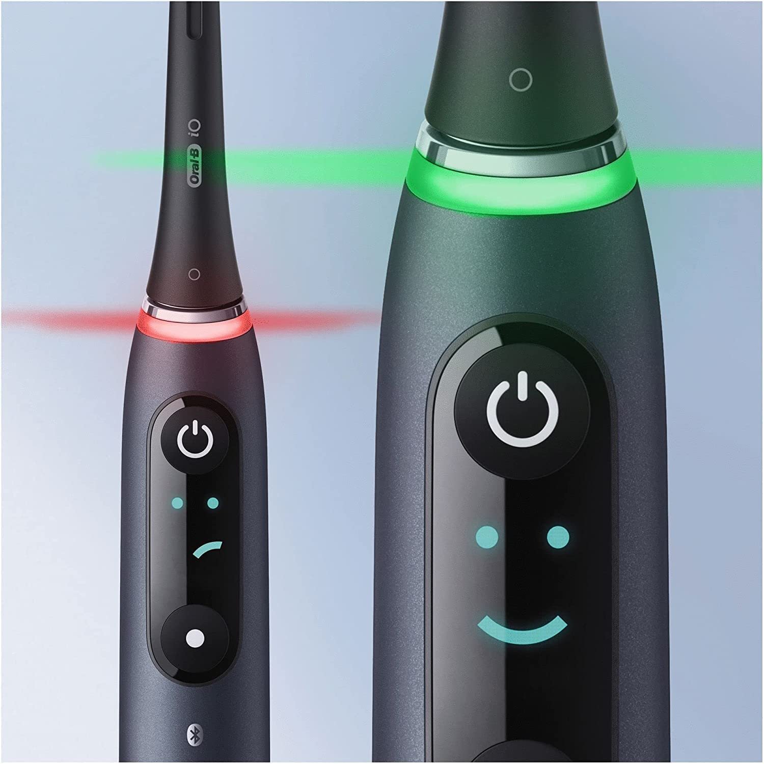 Зубная щетка электрическая Oral-B iO Series 9 с искусственным интеллектом, перезаряжаемая, 1 основное устройство, 1 насадка и 1 дорожный футляр, черная, фото №5