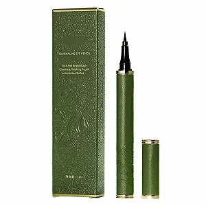 Підводка для очей, водостійка, ультратонка, точна, для макіяжу, чорна, 1 мл - Фото 1