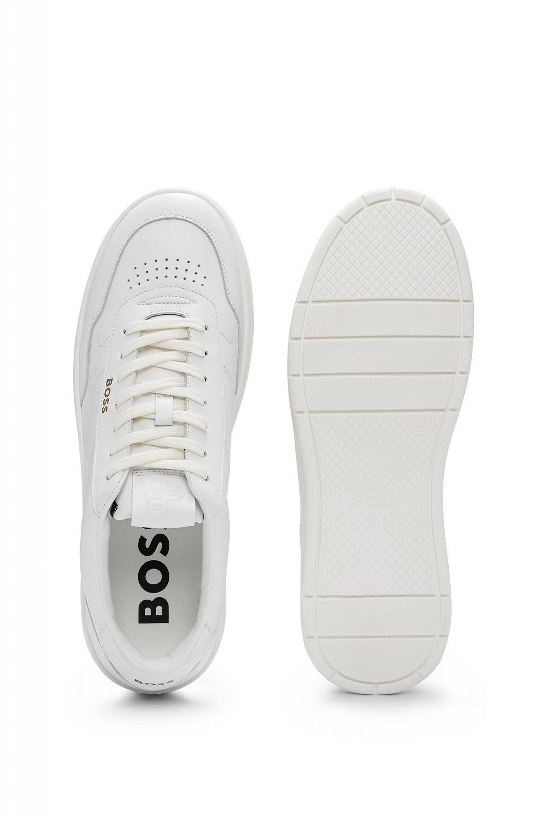 Кросівки BOSS Baltimore Tenn Шкіра з золотими логотипами, фото №4