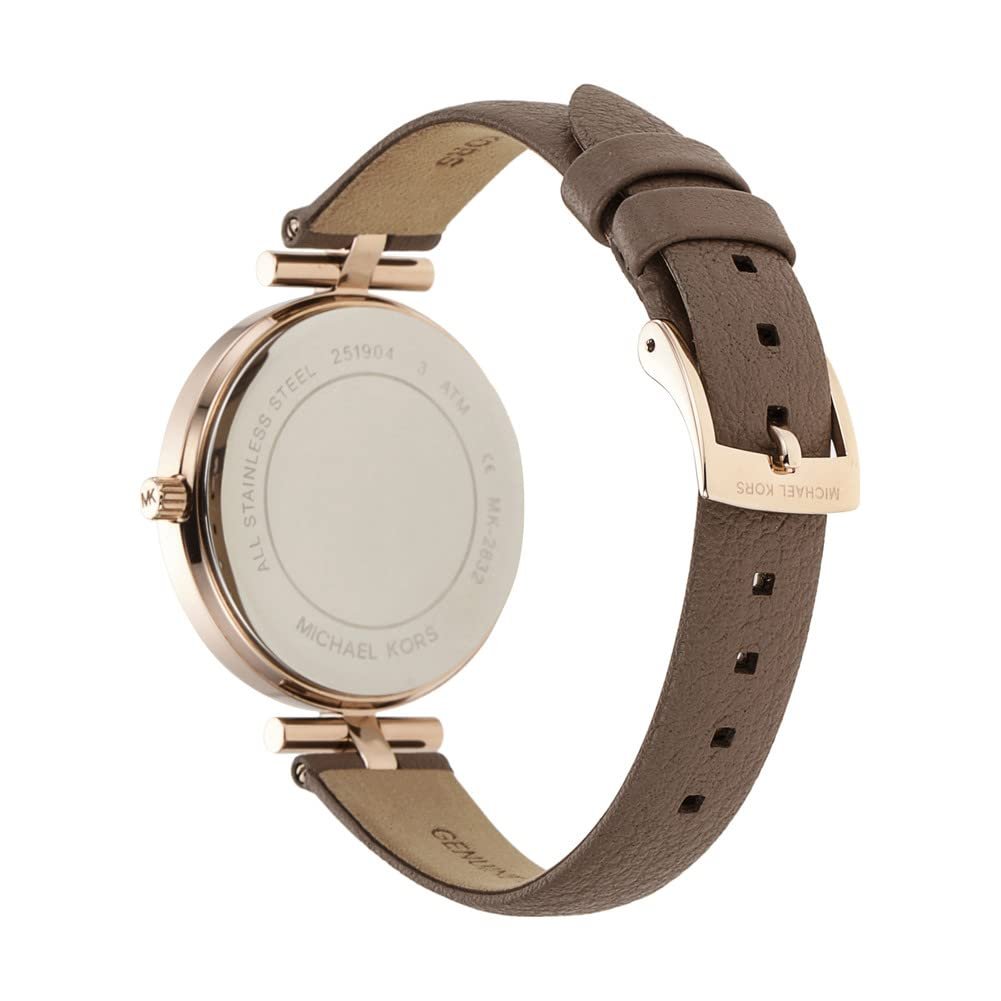Женские Кварцевые Часы Michael Kors Maci с ремешком из нержавеющей стали или кожи, фото №3