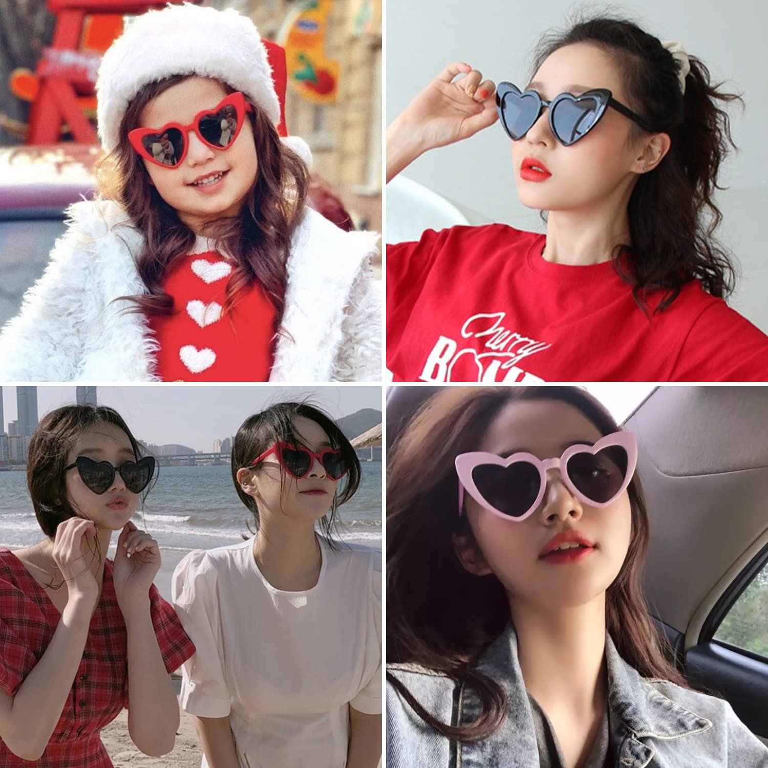 Солнцезащитные очки Сердце Ретро LSYYSL, 3 шт, фото №5 Солнцезащитные очки Сердце Ретро LSYYSL, 3 шт, фото №5