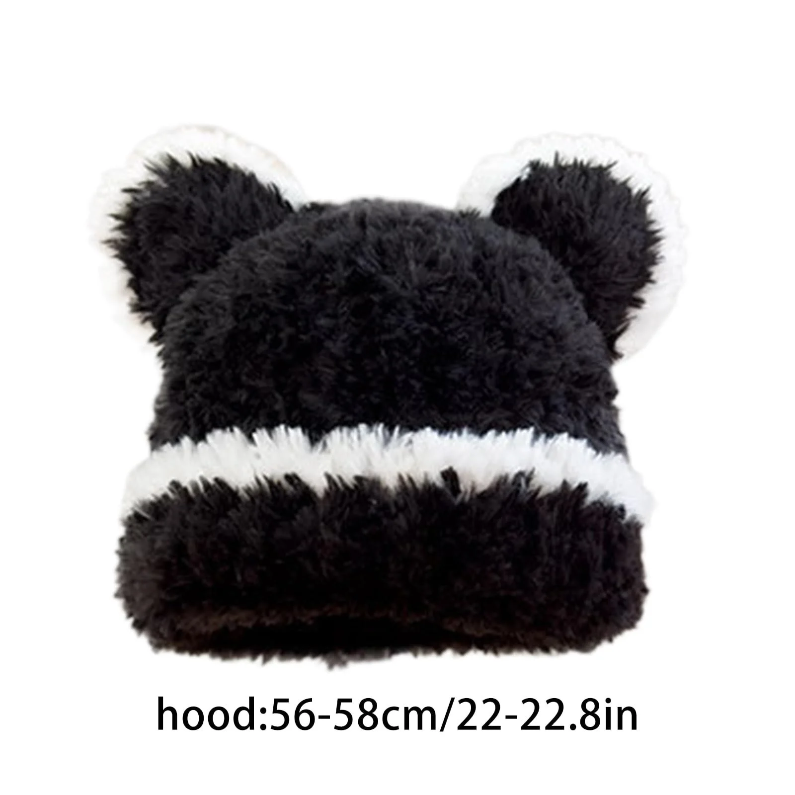 Шапка Ведмедик Ldabrye Зимова З хутряними вушками для дівчат Y2K, фото №3 Шапка Ведмедик Ldabrye Зимова З хутряними вушками для дівчат Y2K, фото №3