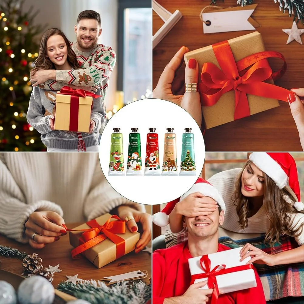 Крем для рук Різдвяний набір Міні креми для рук Зволожуючий крем для рук, фото №6