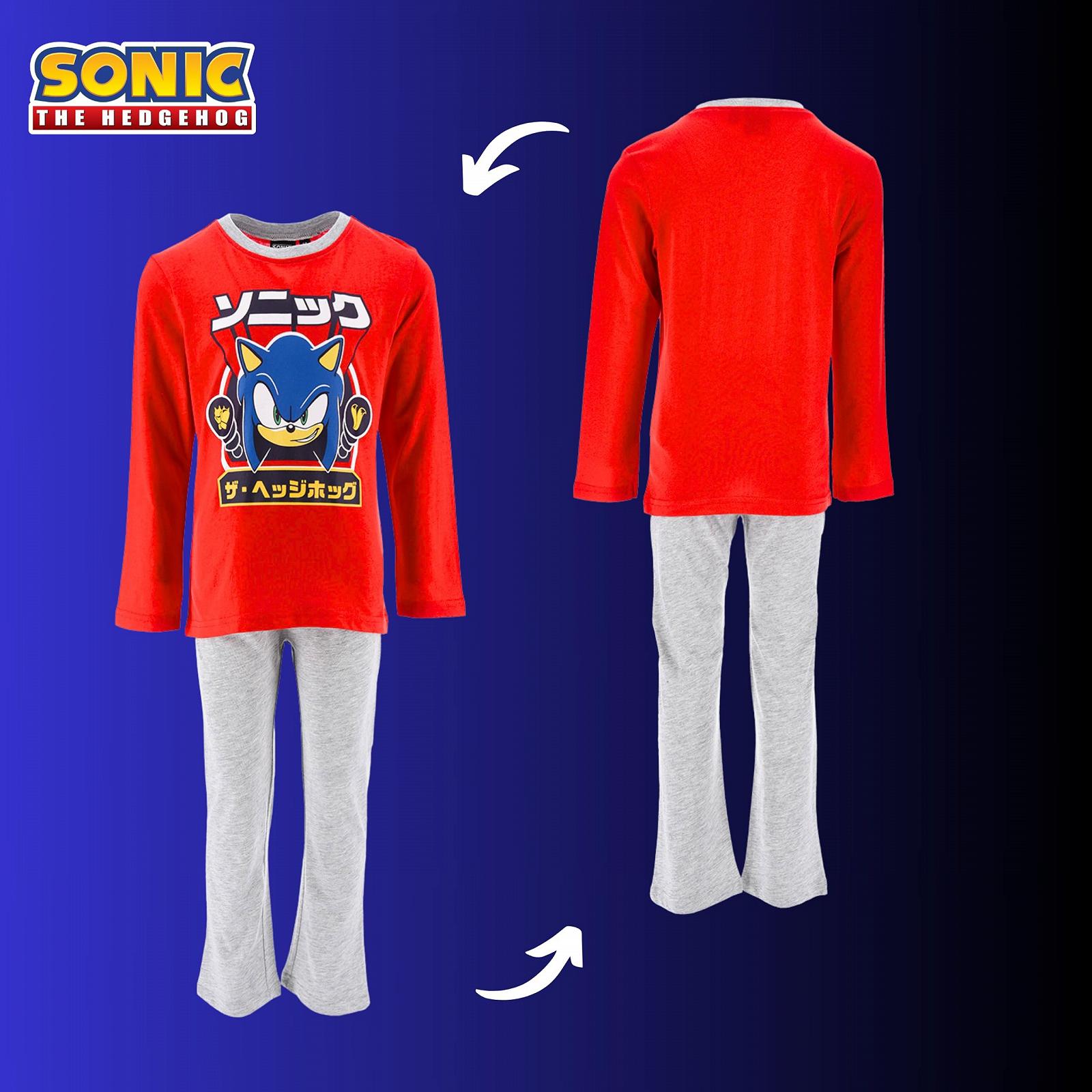 Комплект піжами для хлопчиків Sonic the Hedgehog Футболка та довгі штани Набір 2 шт, фото №8