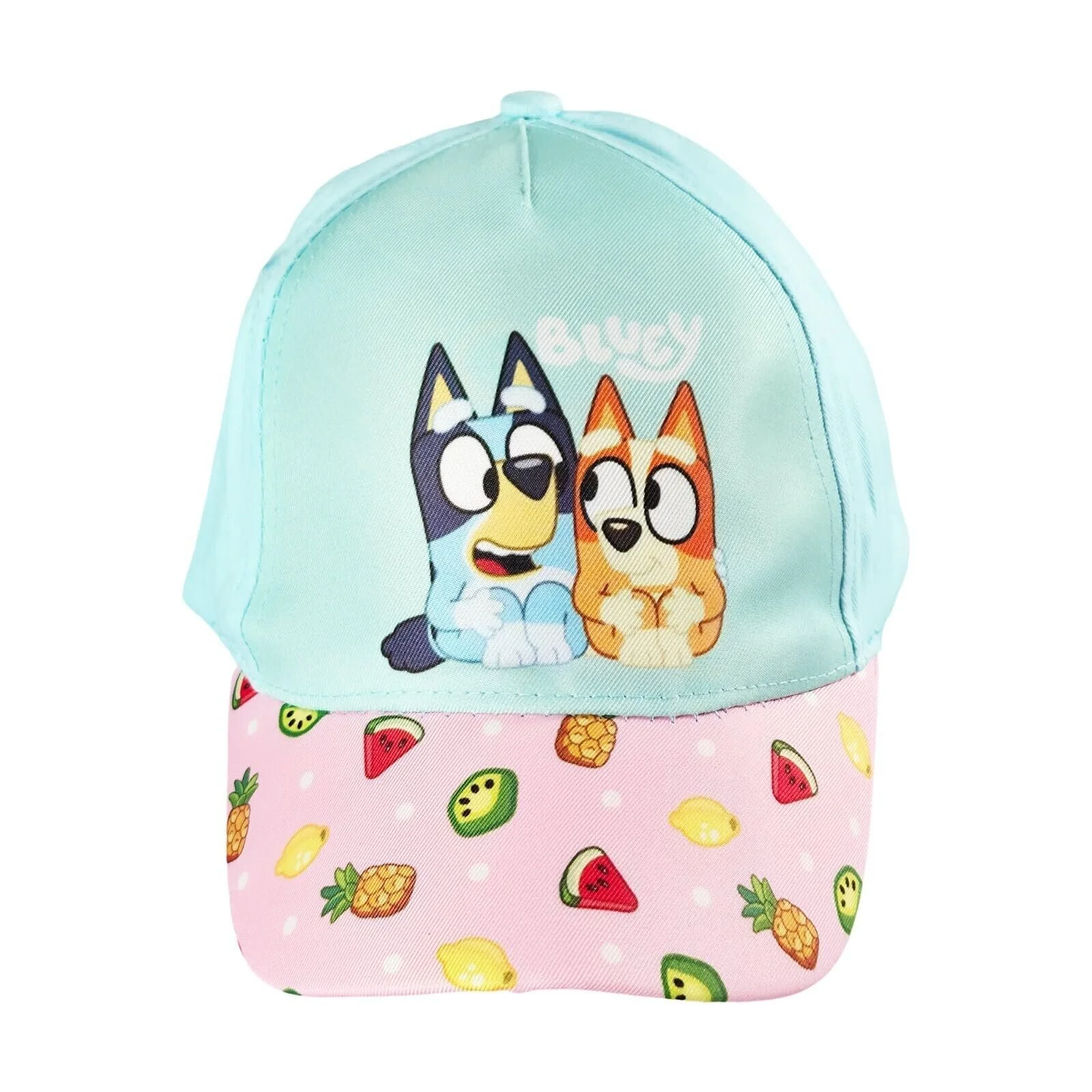 Бейсболка WS-Trend Bluey & Bingo дитяча 52–54 см регульована з фруктовим принтом, фото №3