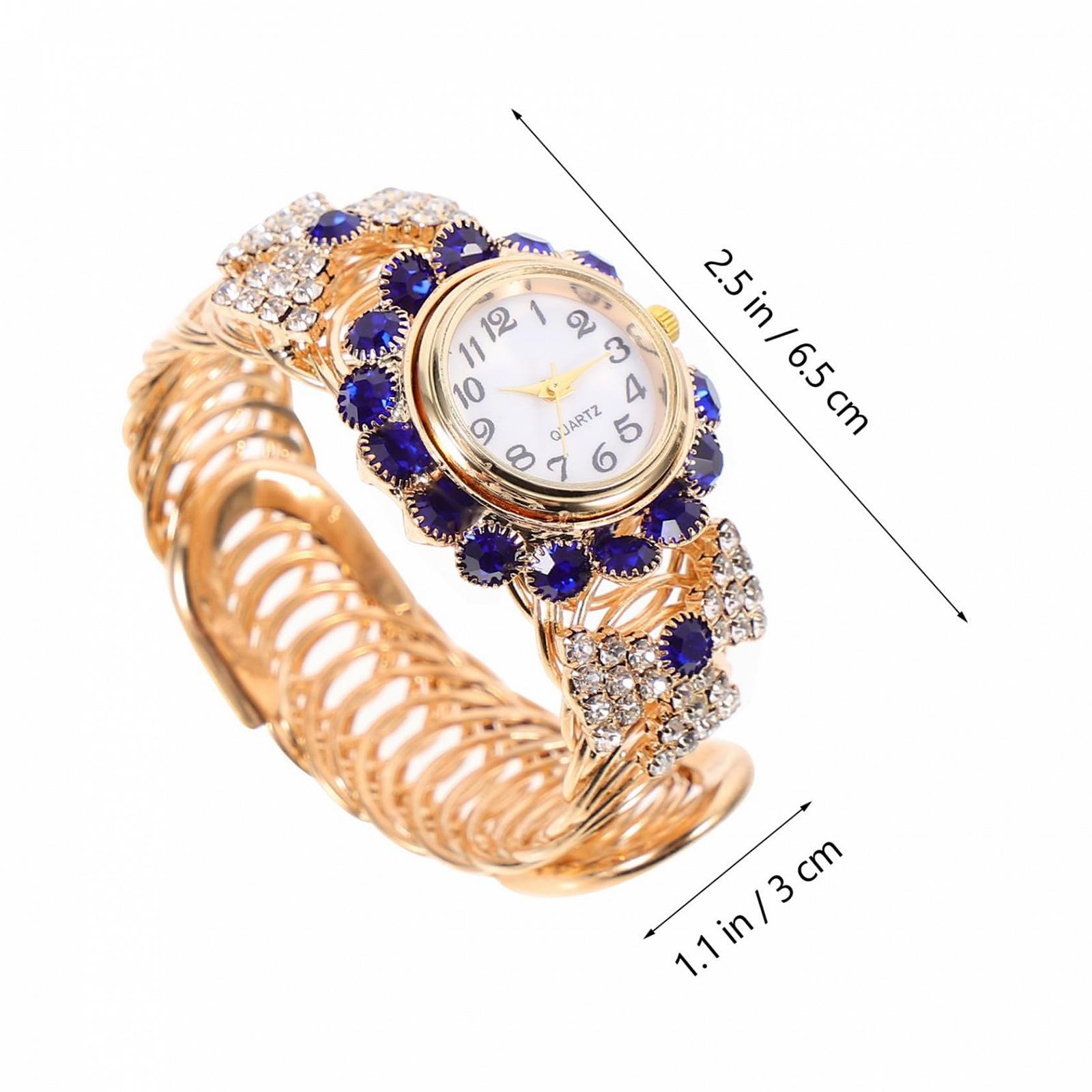 Женские часы PartyKindom Аналоговый кварцевый механизм Синий браслет, фото №8 Женские часы PartyKindom Аналоговый кварцевый механизм Синий браслет, фото №8