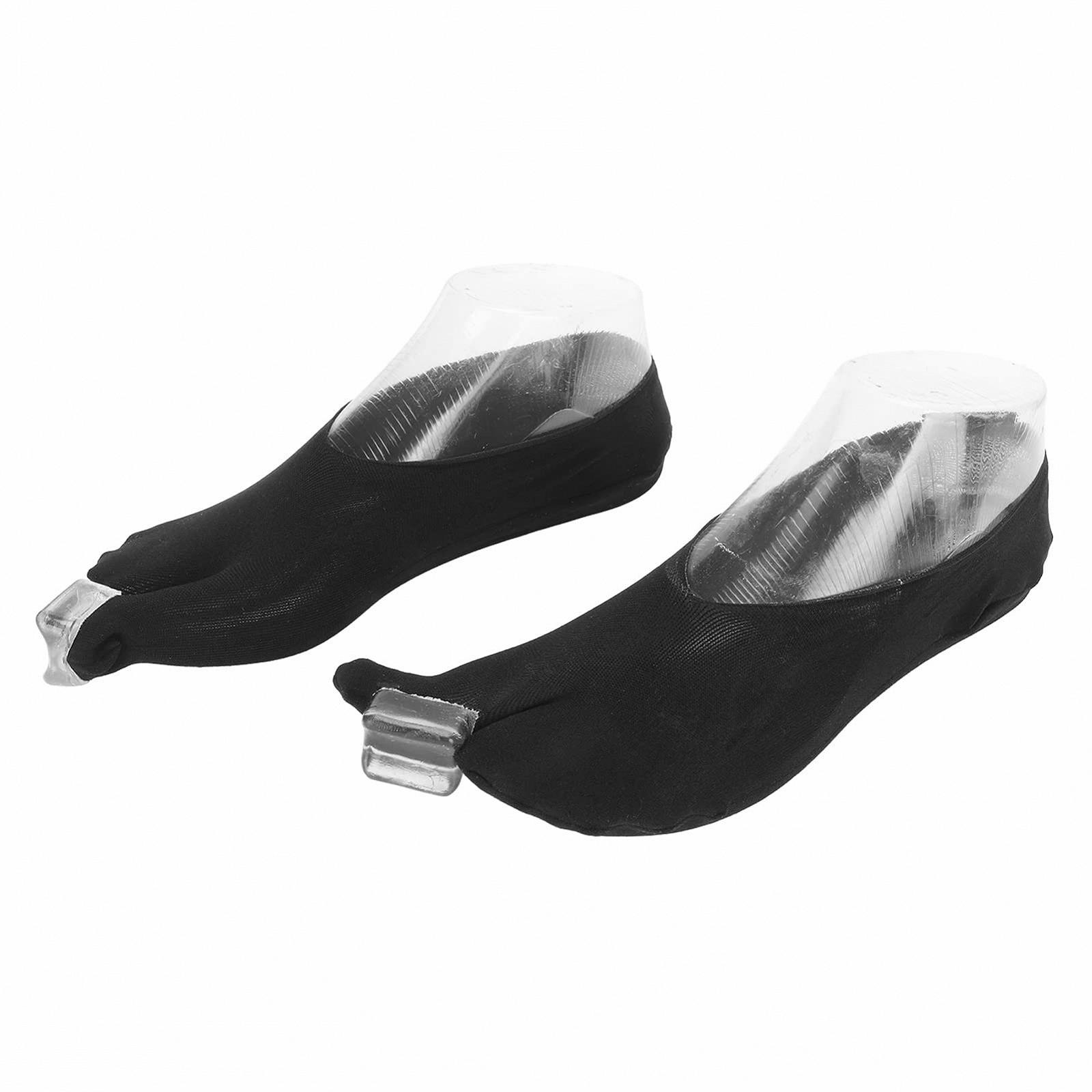 Шкарпетки для полегшення Hallux Valgus Еластичні для жінок для офісної роботи (Чорний), фото №3