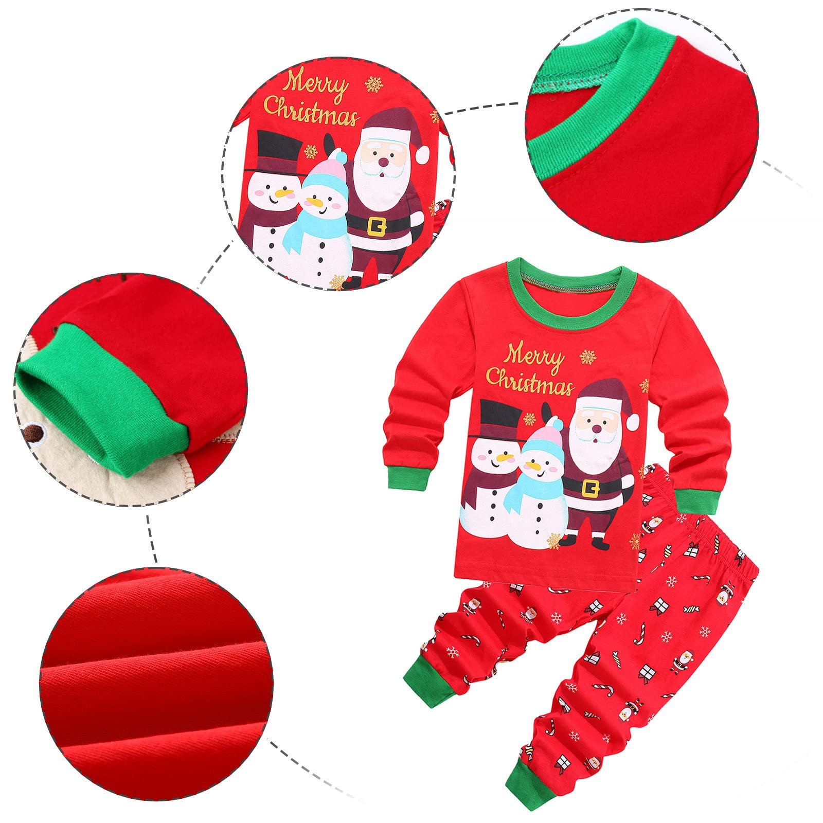 Піжамний набір для хлопчиків теплий флісовий, з мультяшним візерунком, фото №2