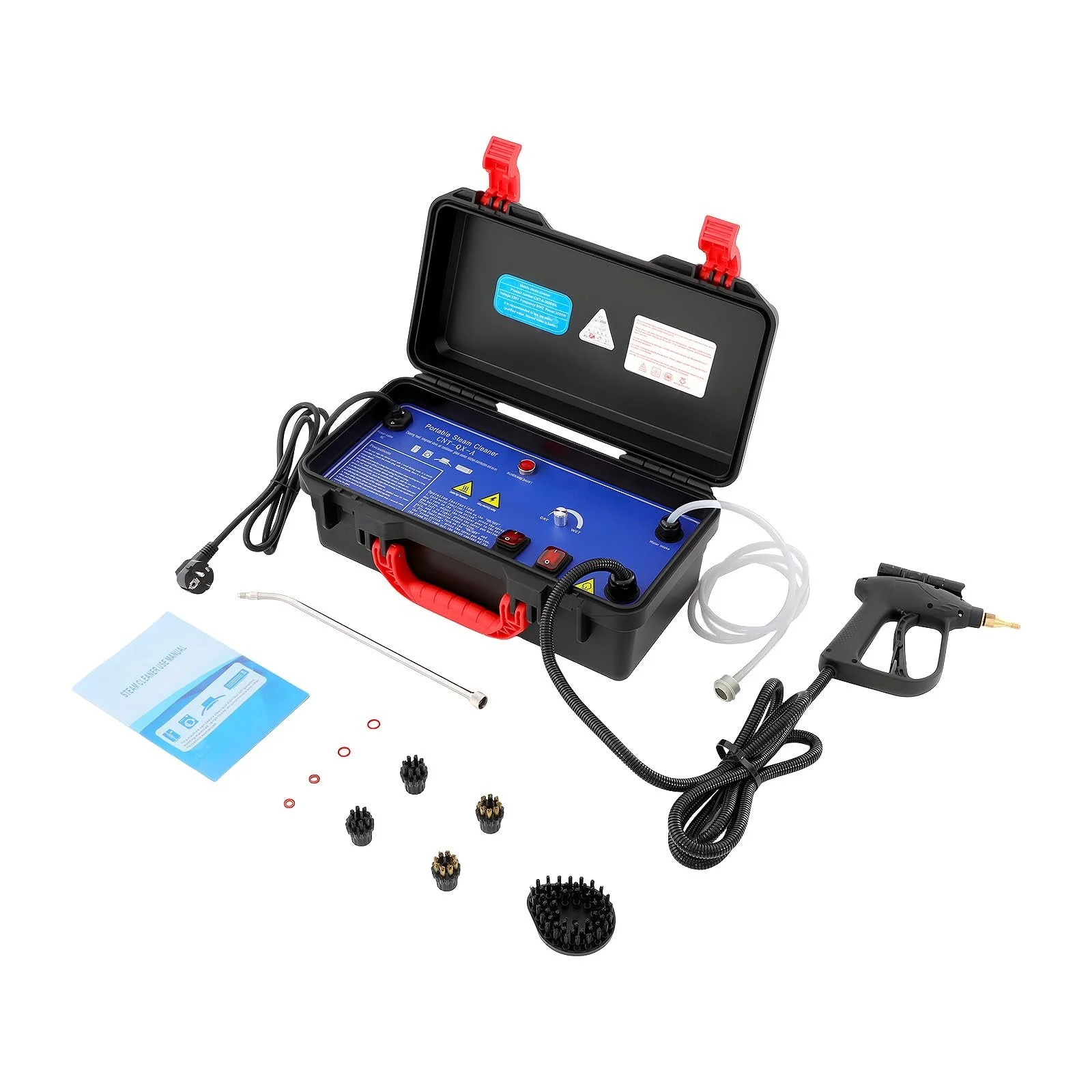 Пароочисник Steam Cleaner 3000 Вт 220 В 2-3.5 бар безрезервуарний ручний для кухні та авто, фото №3