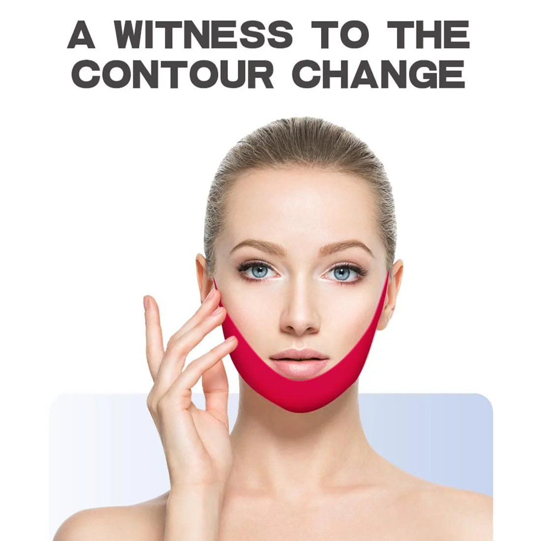 Набор масок для подтяжки V-линии QEQSHQO, для подтяжки двойного подбородка, увлажняющая гиалуроновая маска, маска V-образной формы против морщин, 3 шт, фото №5