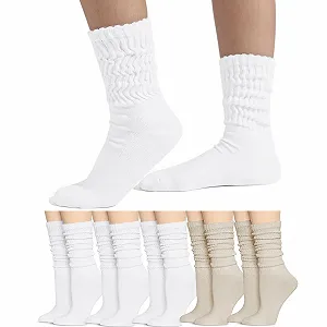 Набор женских носков Retro Crew, 5 пар - Фото 1