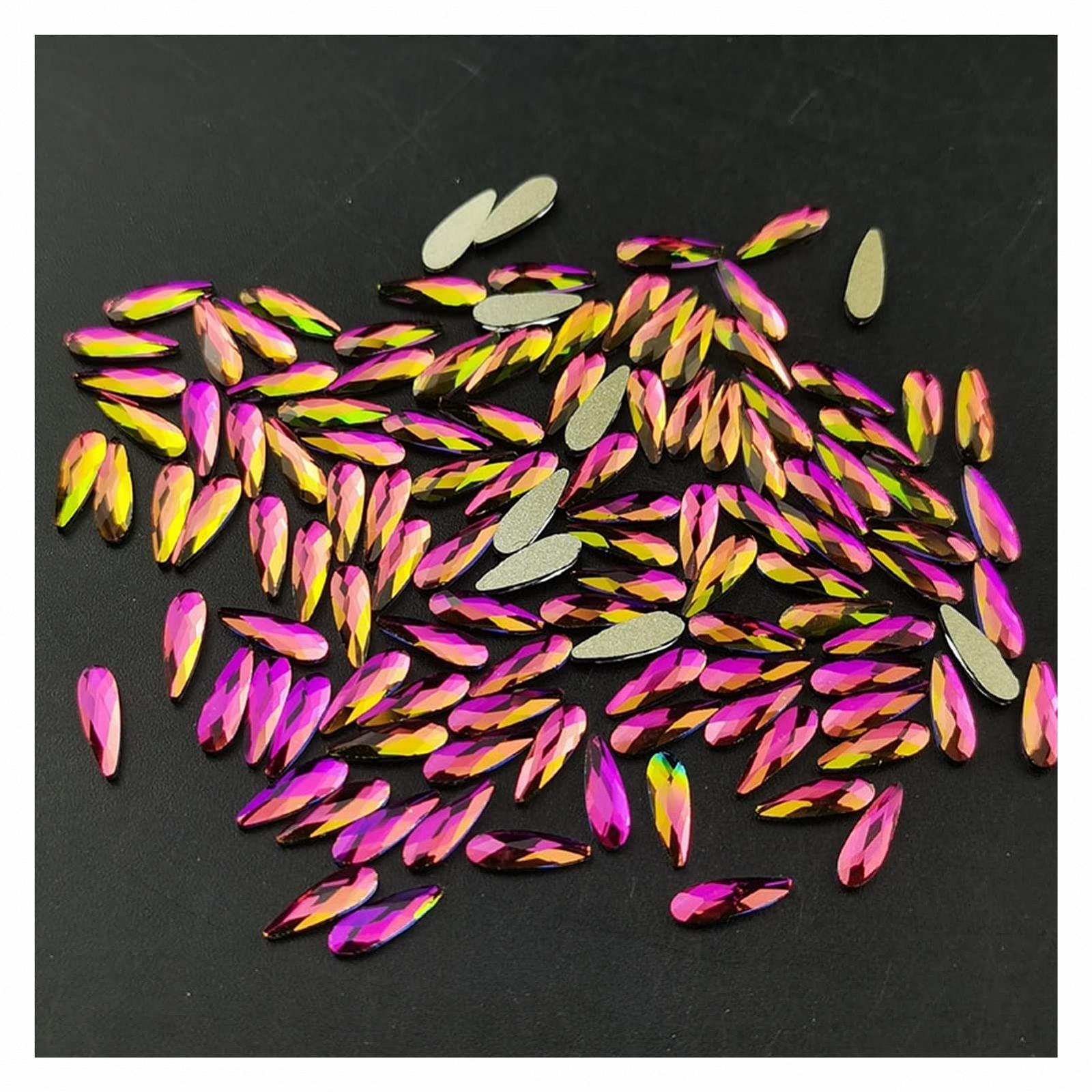 Стрази Модні райдужні камінці yaoqijie 360 шт/пакет Плоска задня частина Кришталеве скло для 3D прикраси нігтів Стійкий колір: 6,3 x 20,3 см, фото №1 Стрази Модні райдужні камінці yaoqijie 360 шт/пакет Плоска задня частина Кришталеве скло для 3D прикраси нігтів Стійкий колір: 6,3 x 20,3 см, фото №1