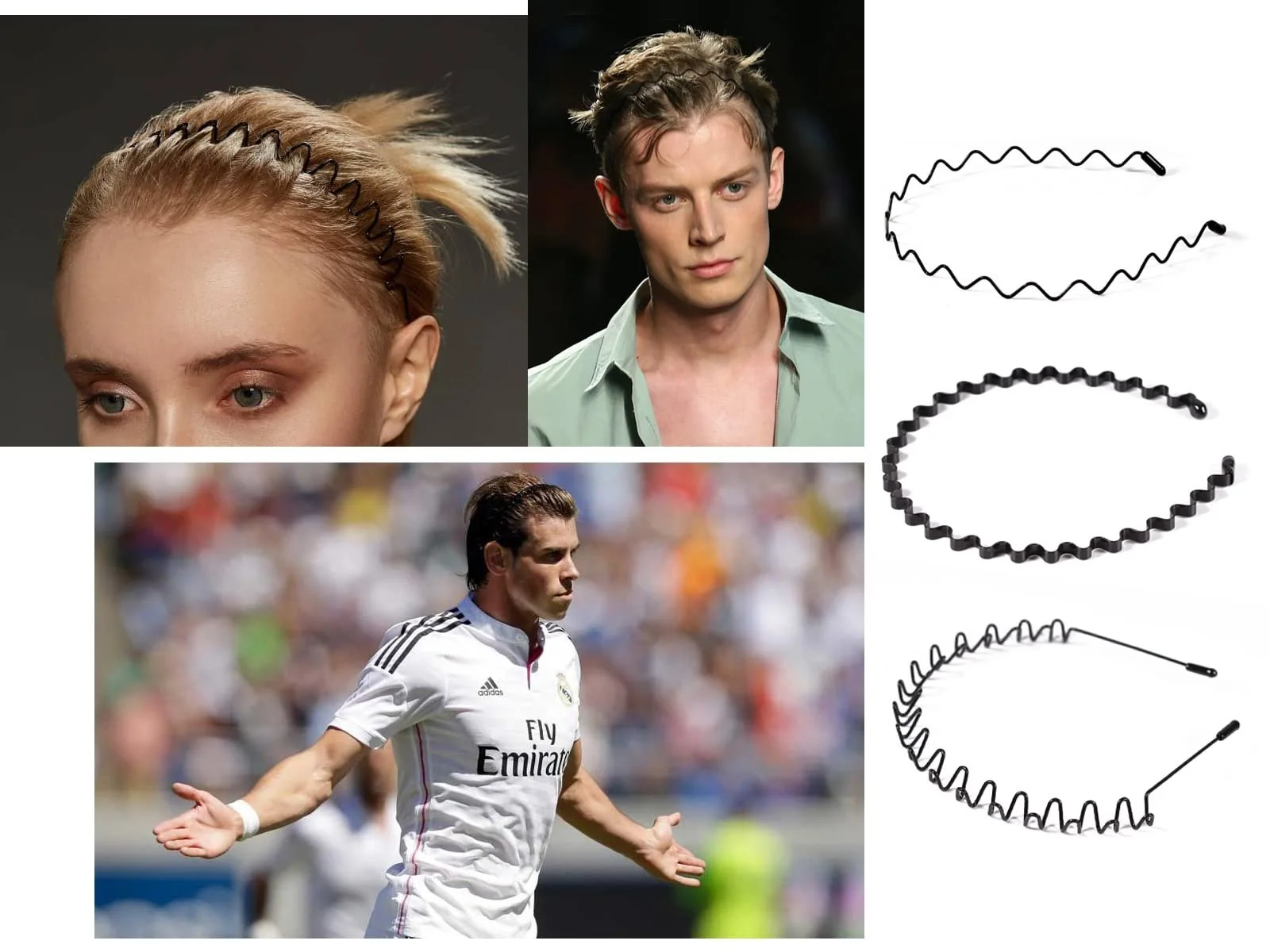 Набір з 3 обручів для волосся, фото №3 Набір з 3 обручів для волосся, фото №3