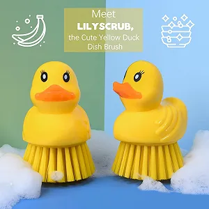 Щітка для миття посуду GTOTd Cute Ducky 2 шт. synthetic.ua - Фото 1