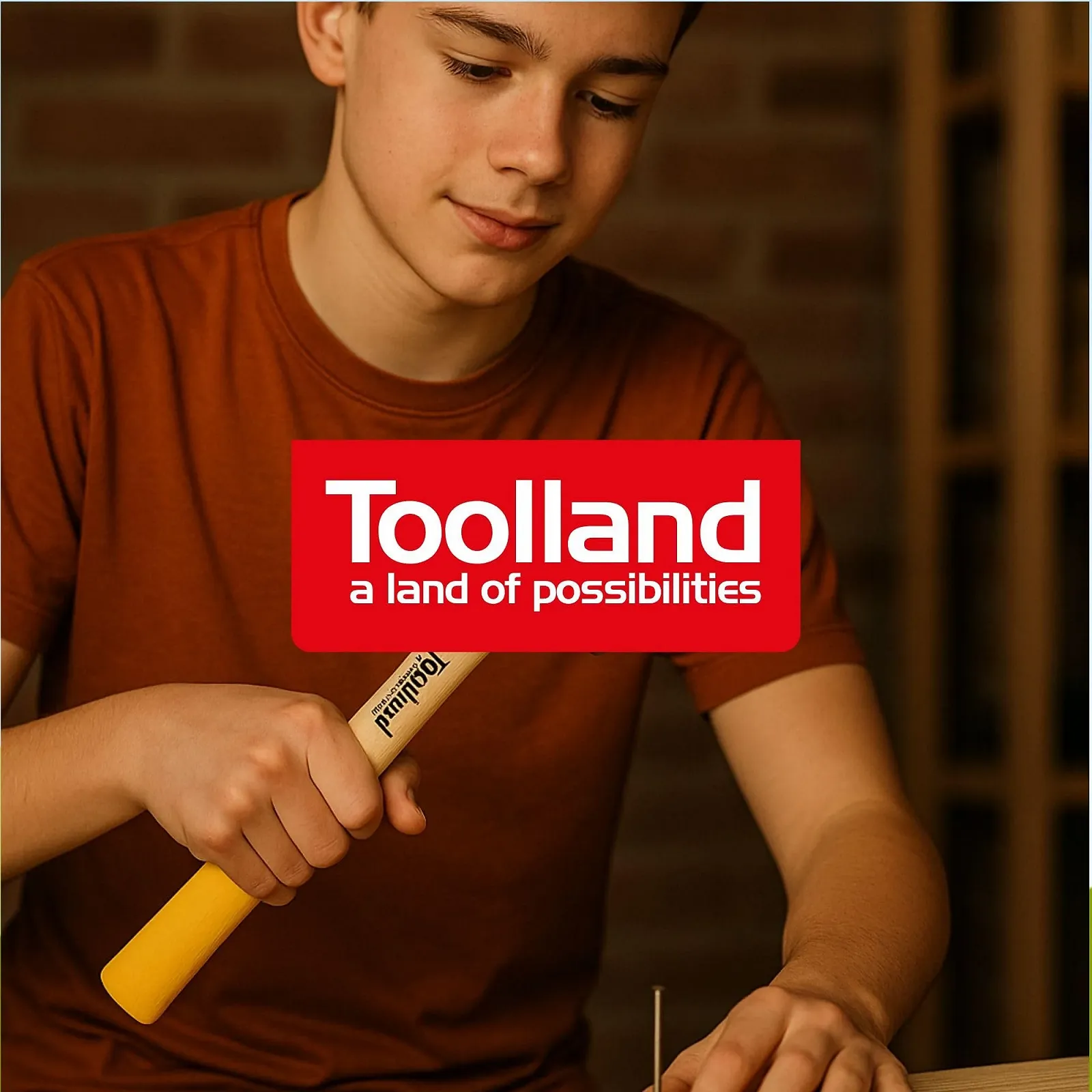 Молоток слесарный Toolland 300 г со стальной головкой и деревянной рукояткой, фото №7 Молоток слесарный Toolland 300 г со стальной головкой и деревянной рукояткой, фото №7