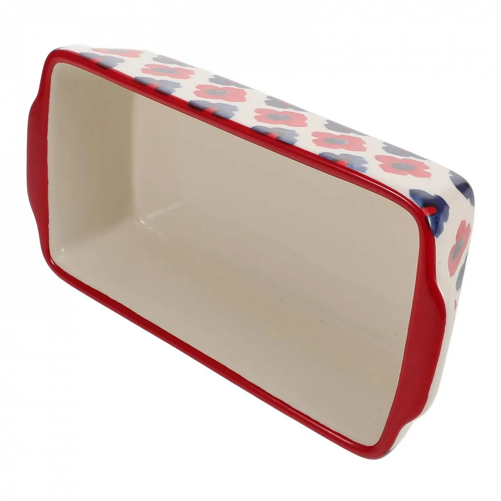 Прямоугольная керамическая форма для запекания с двумя ручками, жаропрочная и устойчивая к царапинам, фото №1