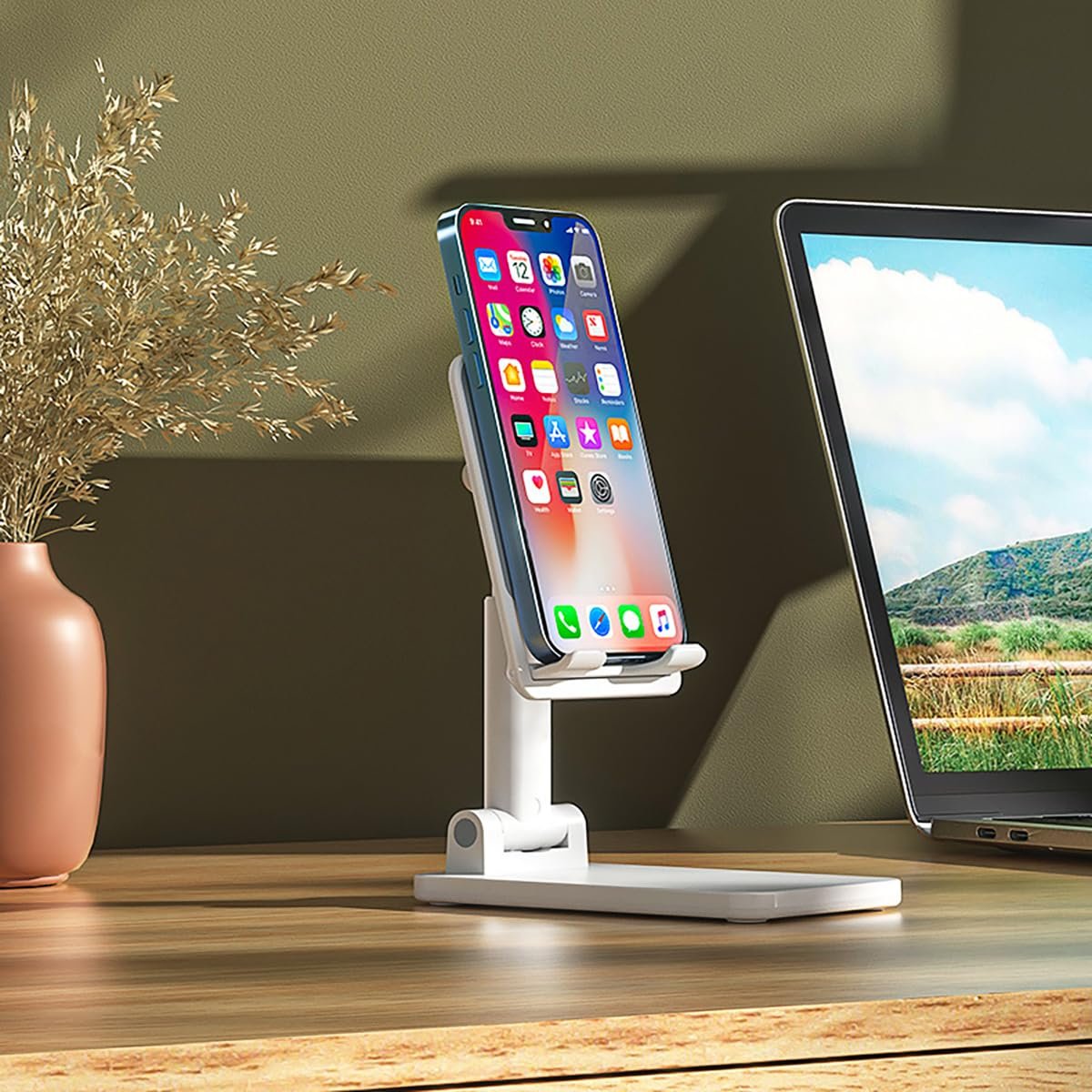 Подставка для ноутбука, складная подставка для мобильного телефона, подставка для ноутбука, подставка для ноутбука из алюминиевого сплава для Macbook Air Pro Dell HP Laptop 19 дюймов, фото №4