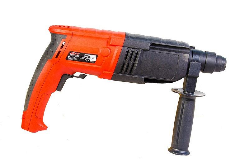 Перфоратор MPT SDS-PLUS 24 мм 680 Вт 870 об/хв 4850 уд/хв 2.15 Дж 3 режими аксесуари 5 шт кейс MRHL2407, фото №3