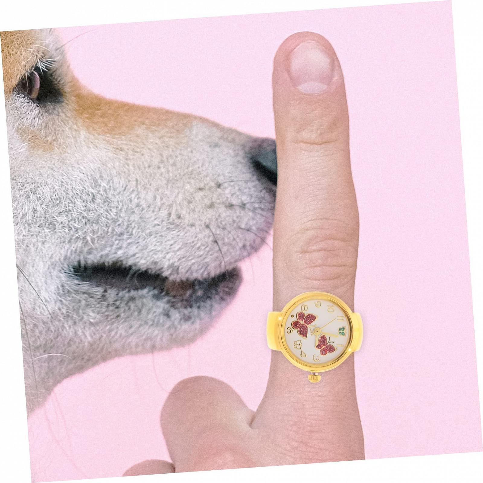 Кільце-годинник Healvian з креативним дизайном метелика, фото №9