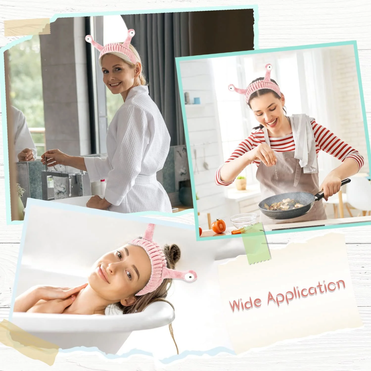 Пов'язка на голову для вмивання обличчя, фото №7 Пов'язка на голову для вмивання обличчя, фото №7