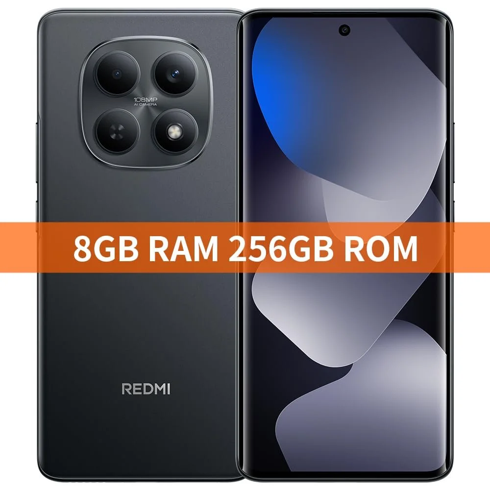 Смартфон XIAOMI Redmi Note 15 NFC 8+256GB 108MP IP64 120Hz Helio G100 Ultra Android 15 33W 6000 мАч Черный (без зарядного устройства), фото №4