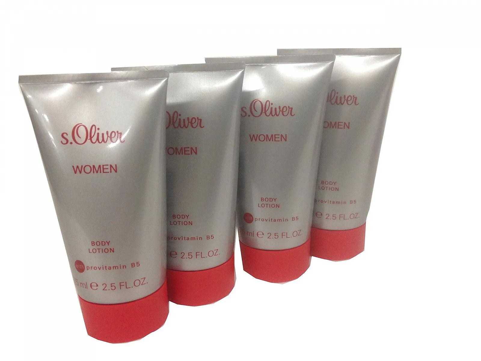 Лосьйон для тіла S.Oliver Woman з провітаміном B5 4 x 75 мл Дорожній розмір, фото №1