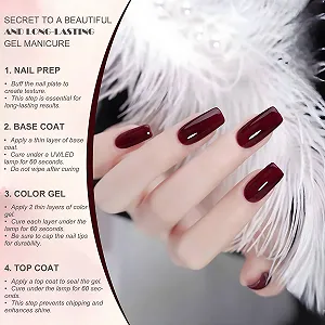 Гель-лак Vishine L299 Винно-червоний, 16 мл synthetic.ua - Фото 1