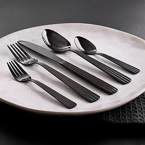 Набір столових приборів GRÄWE Athens для 4 осіб, нержавіюча сталь, чорний ціна на synthetic.ua - Фото 1 Набір столових приборів GRÄWE Athens для 4 осіб, нержавіюча сталь, чорний synthetic.ua - Фото 1