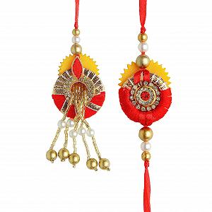 Тарілка Aditri Creation Декоративна Pooja Thali Дерев'яна Puja Thali 25.4 см synthetic.ua - Фото 1