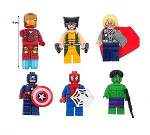 Набір фігурок лего Marvel Avengers 6 шт, дитячий набір synthetic.ua - Фото 1