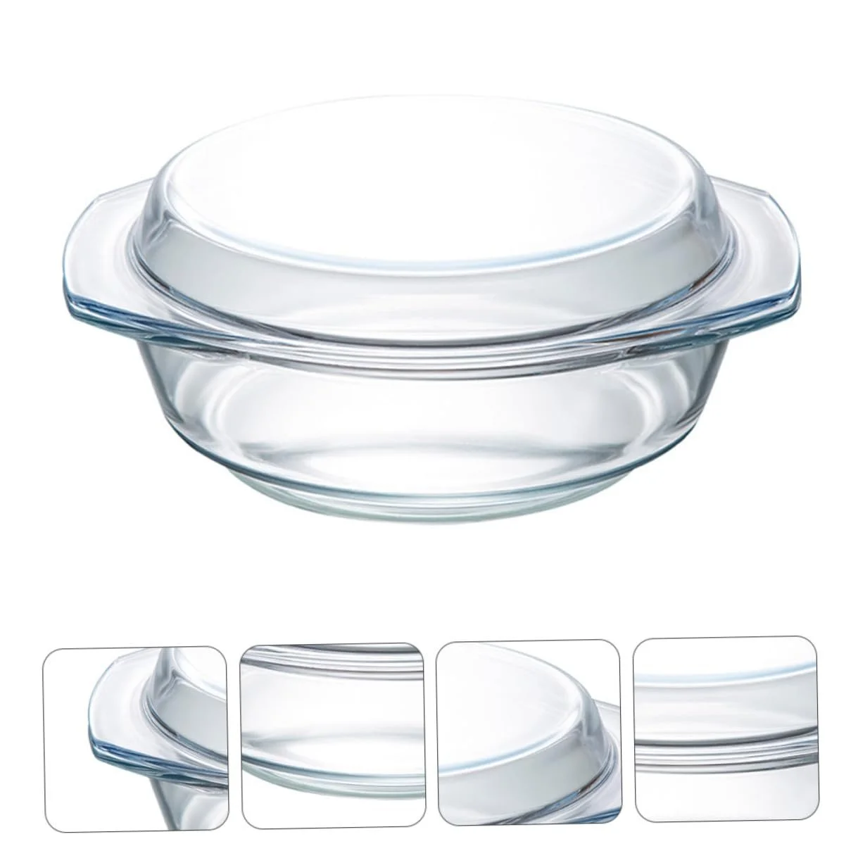 Миска Veemoon стеклянная термостойкая с крышкой 0.65 L для микроволновой печи и духовки, фото №9 Миска Veemoon стеклянная термостойкая с крышкой 0.65 L для микроволновой печи и духовки, фото №9