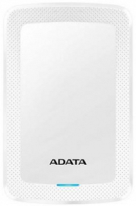 Зовнішній жорсткий диск A-Data 2ТБ 2.5" USB 3.1 білий AHV300-2TU31-CWH - Фото 1