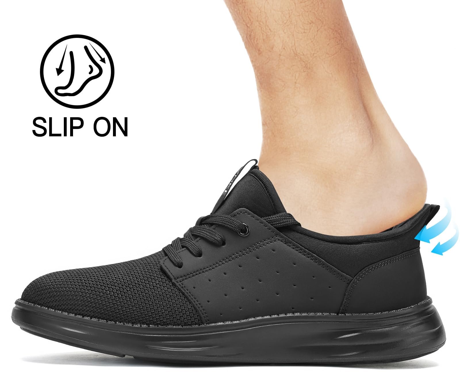 Чоловічі сліпони SVNKE, дихаючі, для ходьби, фітнесу, спорту, для відпочинку, ділові, фото №6