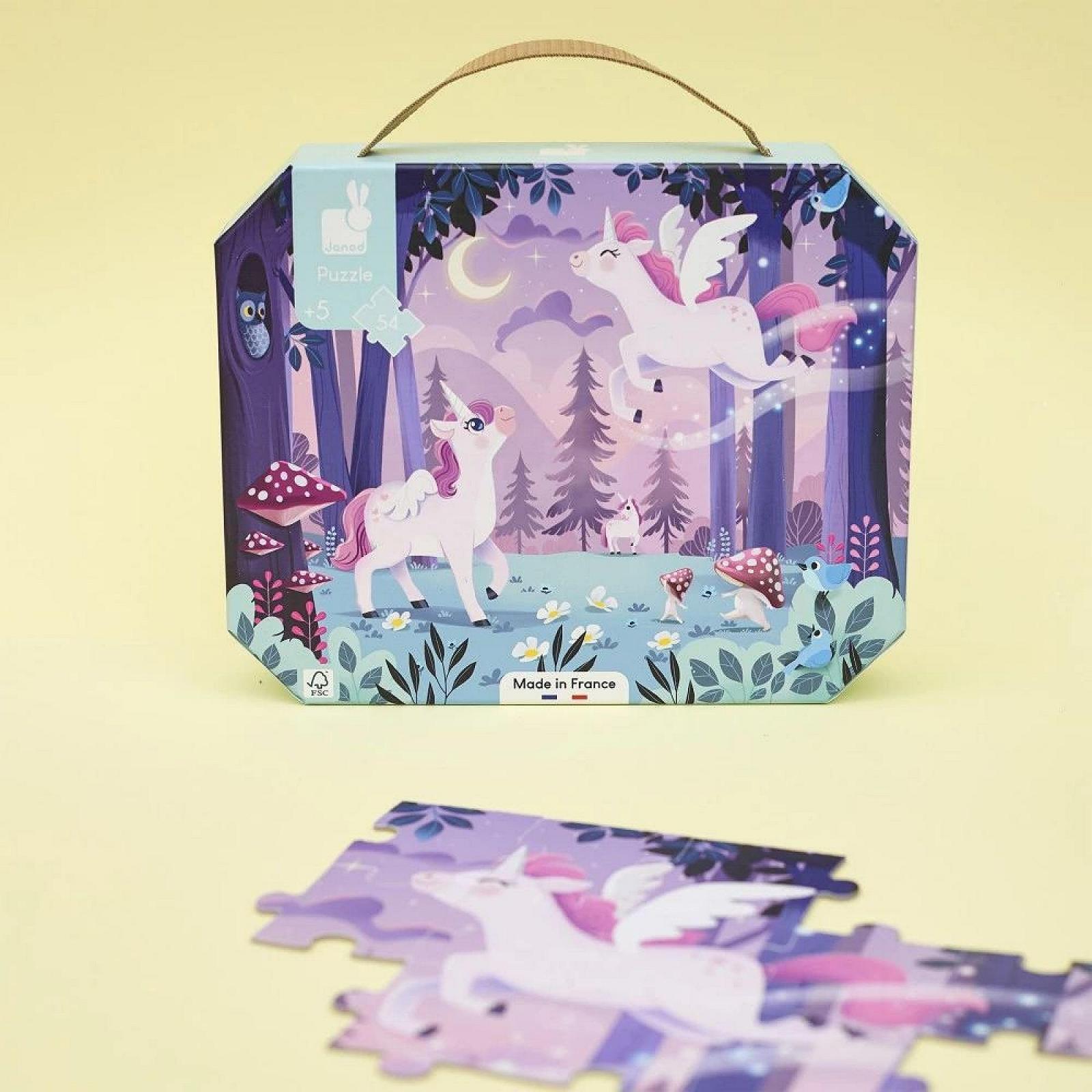 Пазл Janod Unicorn 54 элемента J02555 Purple, фото №6 Пазл Janod Unicorn 54 элемента J02555 Purple, фото №6