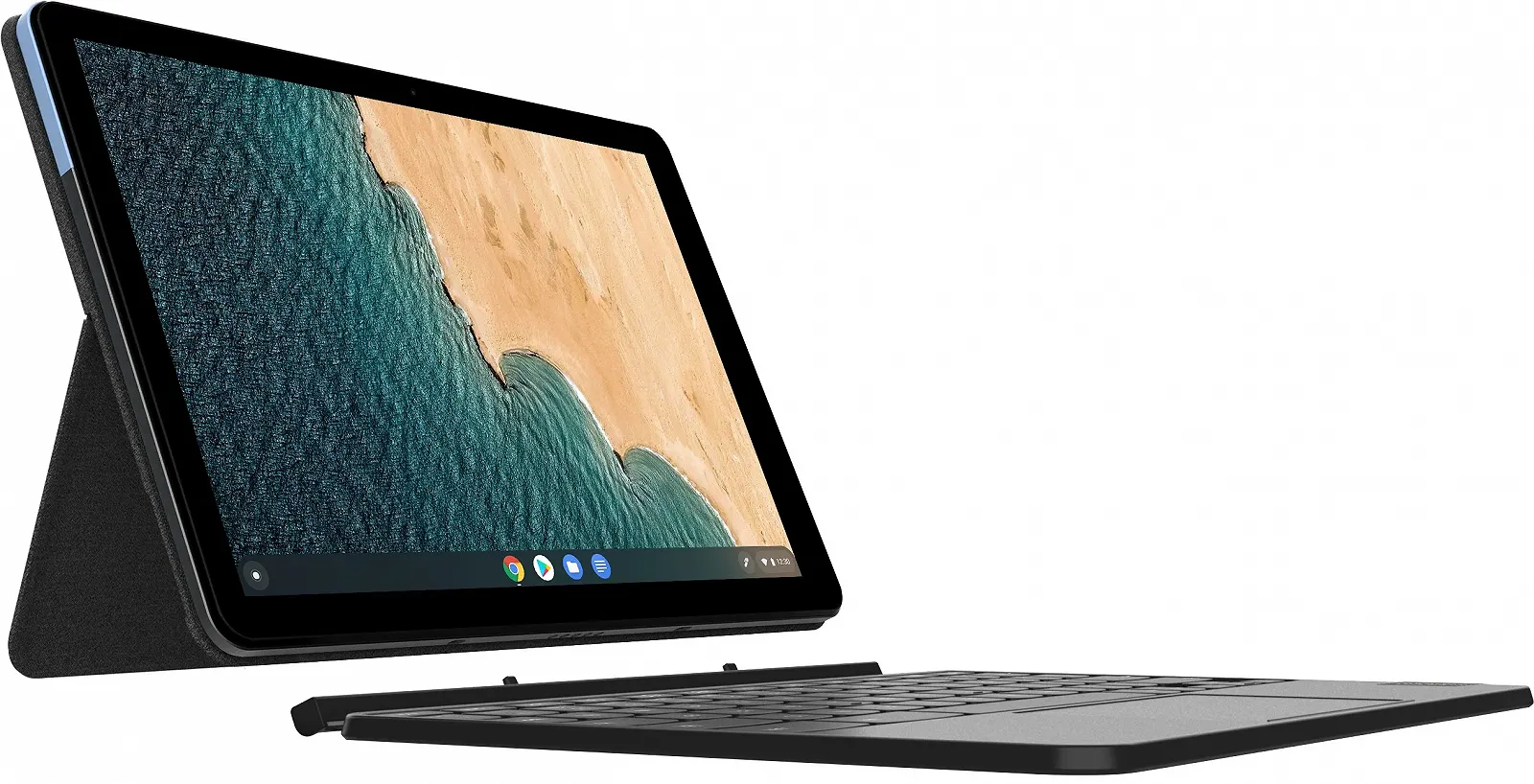 Сенсорний ноутбук 10.1" Lenovo IdeaPad Duet Chromebook Mediatek P60T RAM 4GB eMMC 64GB 10год батарея Chrome OS Алюмінієвий корпус (UKR), фото №3