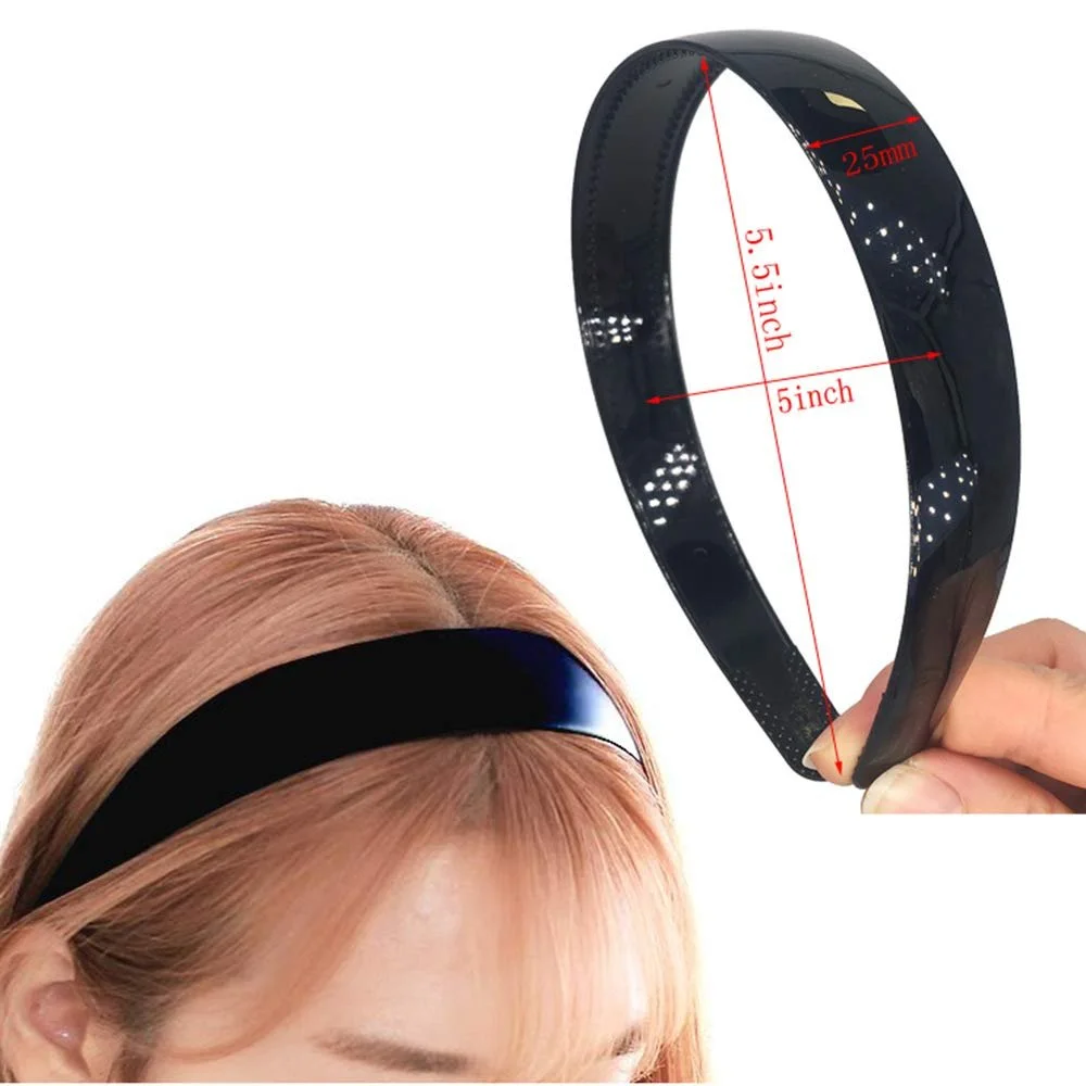 Обруч Пластиковий Широкий З зубцями для дівчат та жінок 25 мм, 12 шт, фото №2