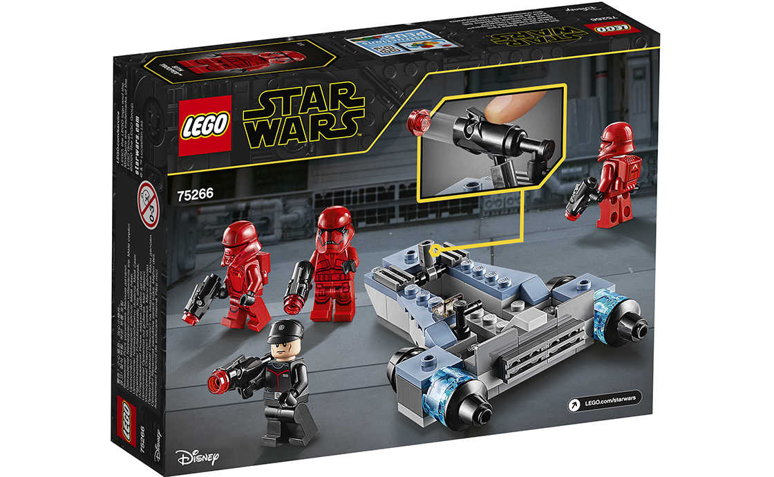 Конструктор LEGO Бойовий набір штурмовики ситхів 105 деталей 75266, фото №5