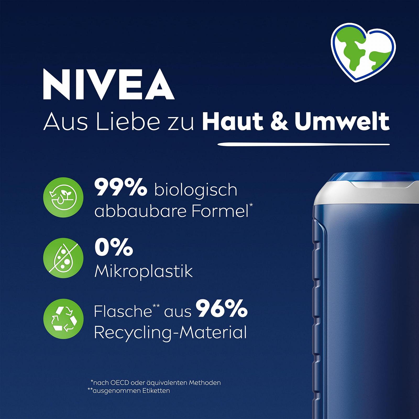 Гель для душа NIVEA MEN Power pH-нейтральный с цитрусовым настоем для тела, лица и волос 250 мл, фото №7