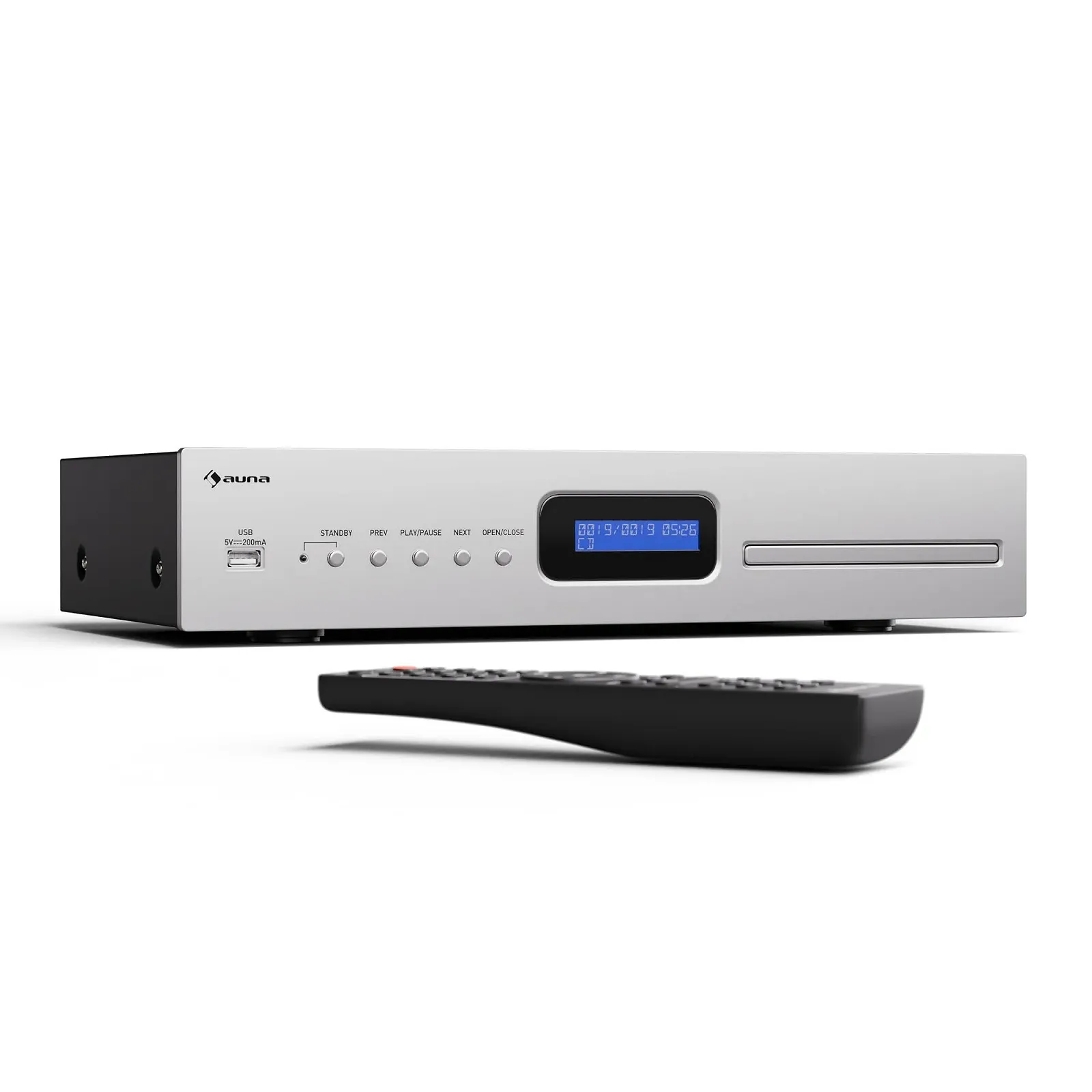 CD-проигрыватель Auna Art22 HiFi Серебристый, фото №1