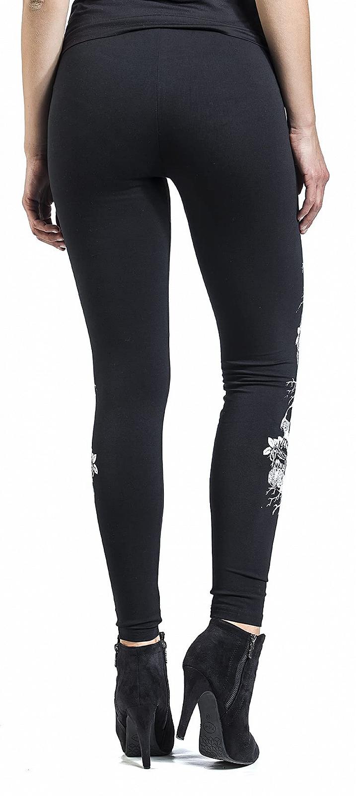 Леггинсы Jawbreaker Still Evil Женские Черный Gothic, Gym & Fitness, Nu Goth, Rockwear, фото №4