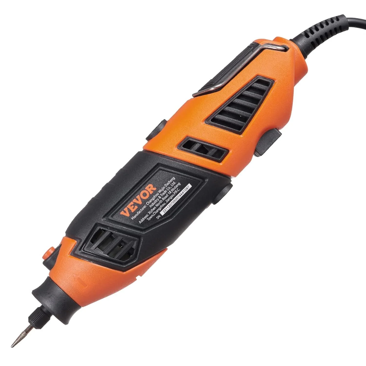 Электро шлифовальная машина VEVOR DM-160C с аксессуарами / 170 Вт / 8.000-35.000 об/мин / Бесщеточный / Оранжево-черный, фото №2 Электро шлифовальная машина VEVOR DM-160C с аксессуарами / 170 Вт / 8.000-35.000 об/мин / Бесщеточный / Оранжево-черный, фото №2