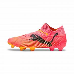 Футбольные бутсы PUMA Future 7 Ultimate FG/AG Phenomenal, белый, черный, розовый - Фото 1